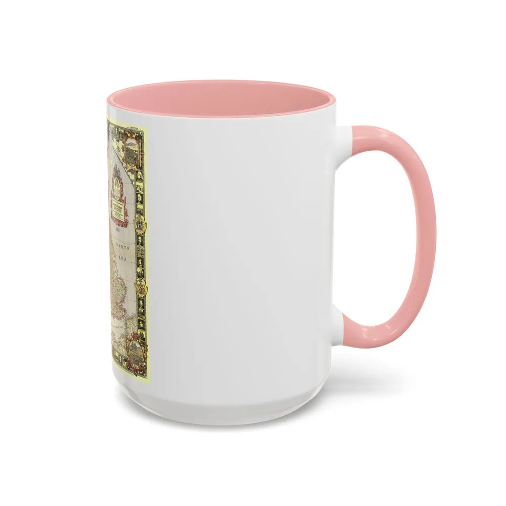 British Isles (1949) (Map) Accent Coffee Mug-Go Mug Yourself