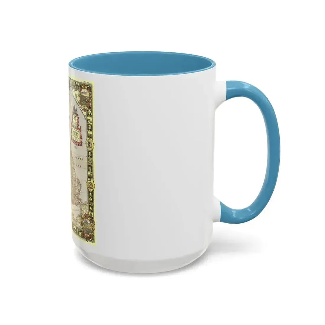 British Isles (1949) (Map) Accent Coffee Mug - Go Mug Yourself