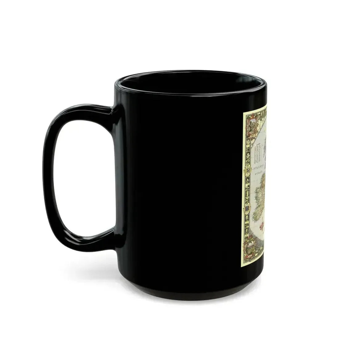 British Isles (1949) (Map) Black Coffee Mug - Go Mug Yourself