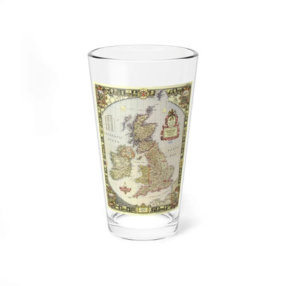 British Isles (1949) (Map) Pint Glass 16oz-16oz-Go Mug Yourself