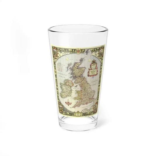 British Isles (1949) (Map) Pint Glass 16oz 16oz - Go Mug Yourself