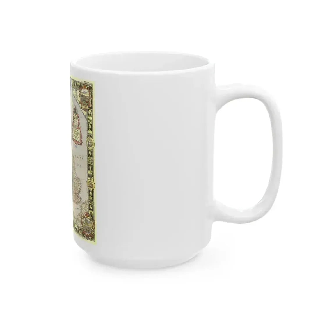 British Isles (1949) (Map) White Coffee Mug - Go Mug Yourself