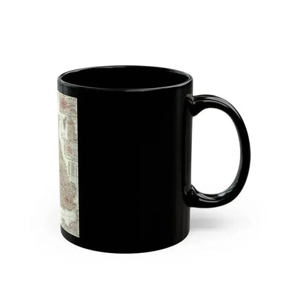 British Isles (1958) (Map) Black Coffee Mug - Go Mug Yourself