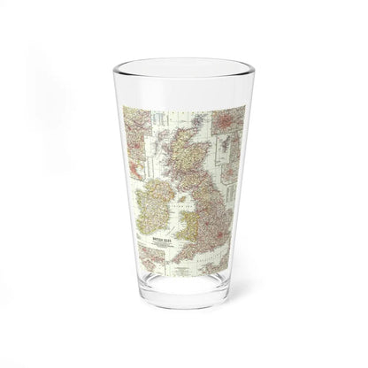 British Isles (1958) (Map) Pint Glass 16oz-16oz-Go Mug Yourself