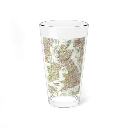 British Isles (1958) (Map) Pint Glass 16oz 16oz - Go Mug Yourself