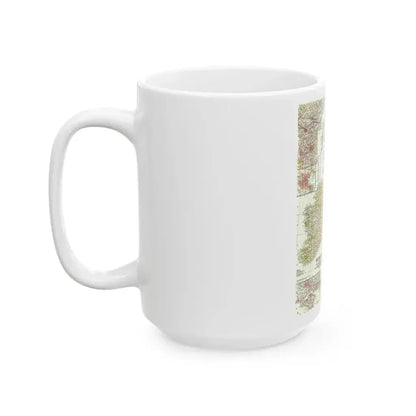 British Isles (1958) (Map) White Coffee Mug - Go Mug Yourself