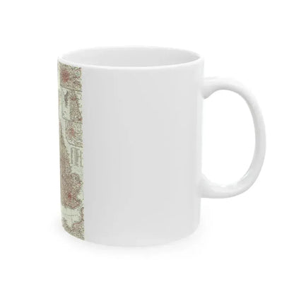 British Isles (1958) (Map) White Coffee Mug - Go Mug Yourself