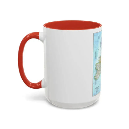 British Isles (1979) (Map) Accent Coffee Mug - Go Mug Yourself
