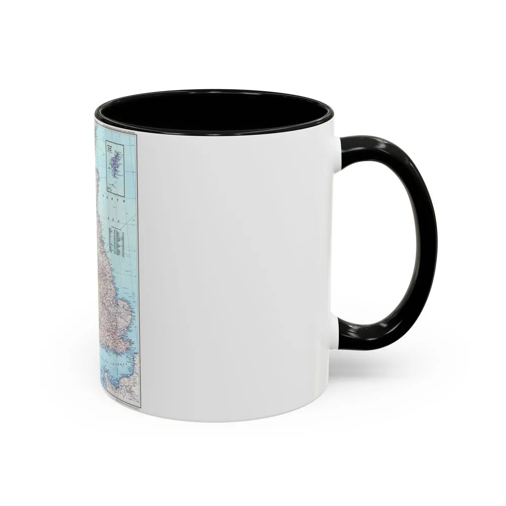 British Isles (1979) (Map) Accent Coffee Mug-Go Mug Yourself