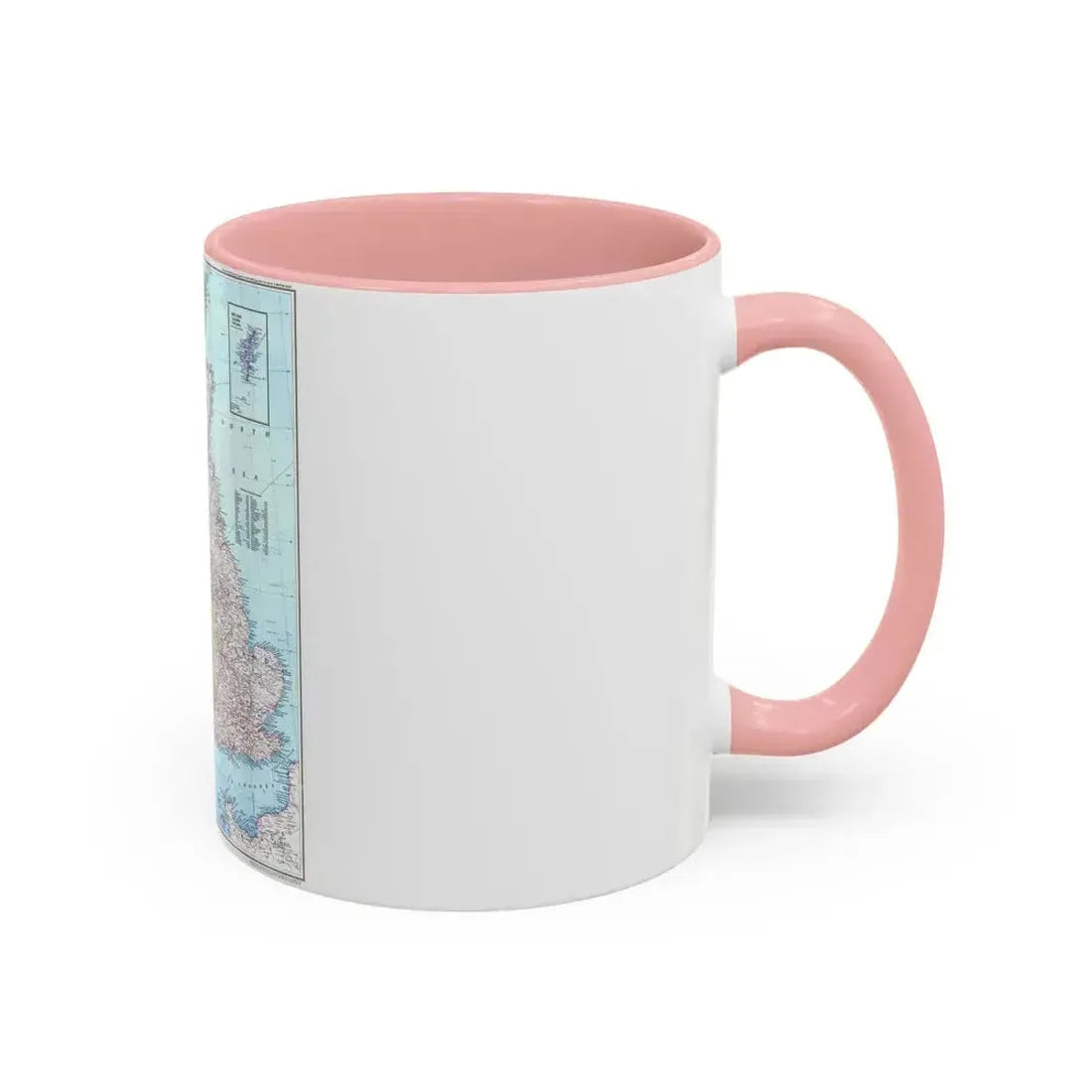 British Isles (1979) (Map) Accent Coffee Mug - Go Mug Yourself