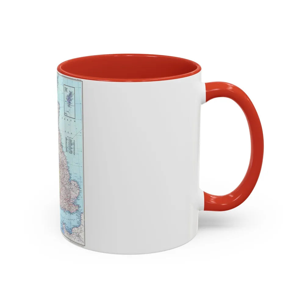 British Isles (1979) (Map) Accent Coffee Mug-Go Mug Yourself