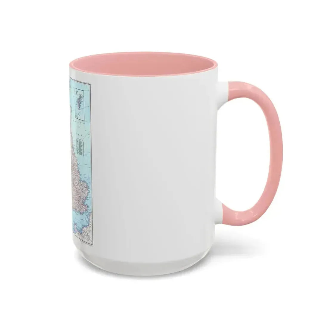 British Isles (1979) (Map) Accent Coffee Mug - Go Mug Yourself