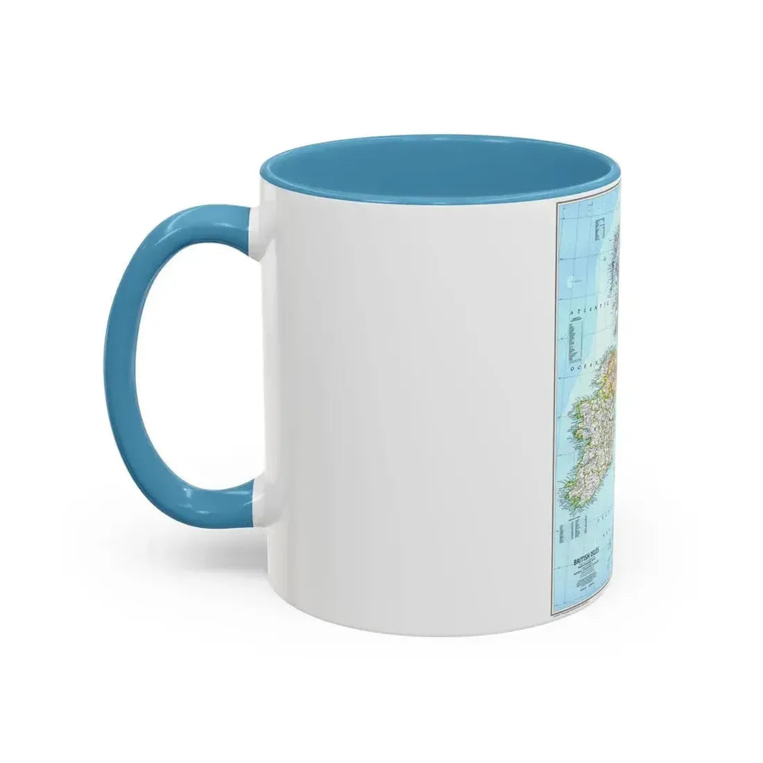 British Isles (1979) (Map) Accent Coffee Mug - Go Mug Yourself