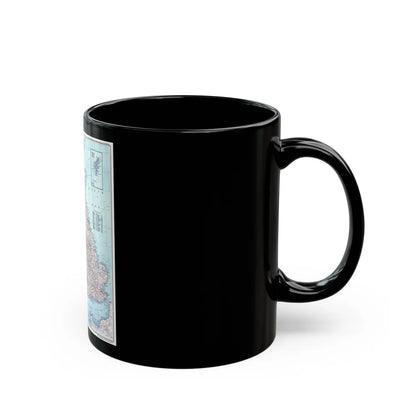 British Isles (1979) (Map) Black Coffee Mug-Go Mug Yourself