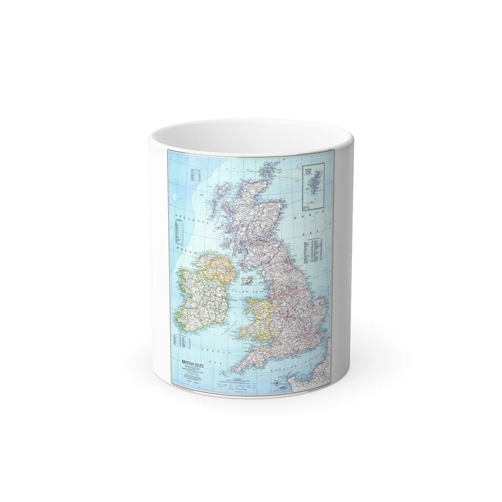 British Isles (1979) (Map) Color Changing Mug 11oz-Go Mug Yourself