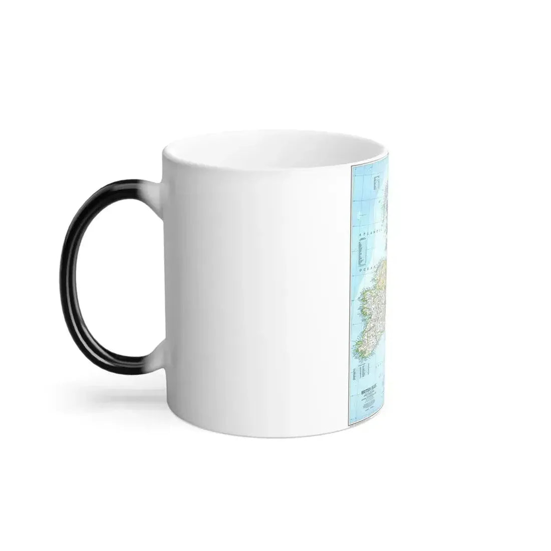 British Isles (1979) (Map) Color Changing Mug 11oz - Go Mug Yourself