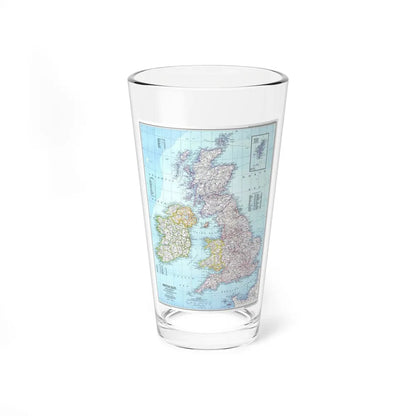 British Isles (1979) (Map) Pint Glass 16oz-16oz-Go Mug Yourself