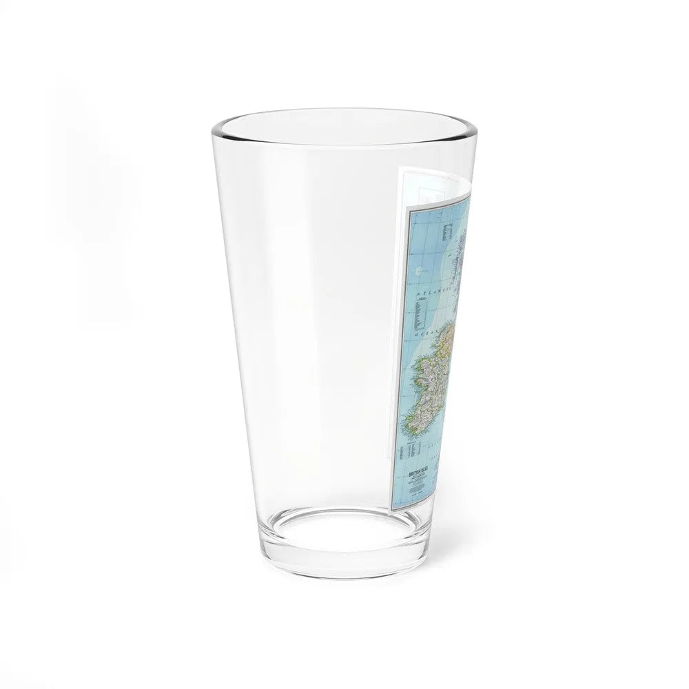 British Isles (1979) (Map) Pint Glass 16oz-Go Mug Yourself