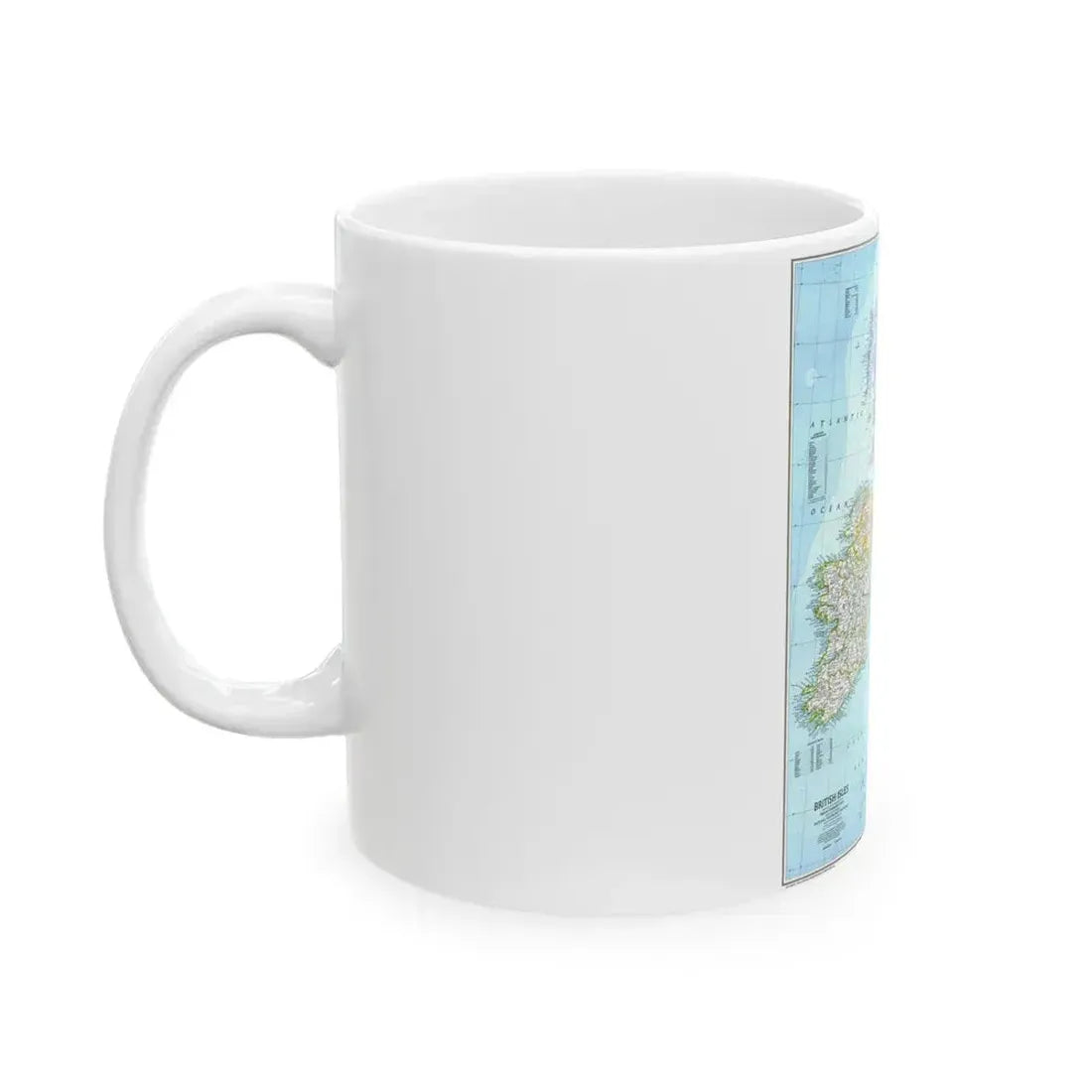 British Isles (1979) (Map) White Coffee Mug - Go Mug Yourself