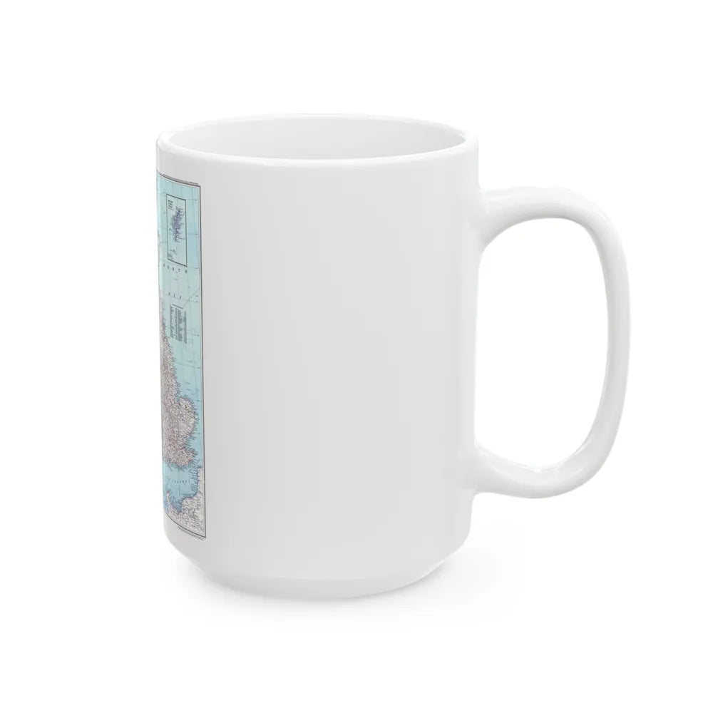 British Isles (1979) (Map) White Coffee Mug-Go Mug Yourself