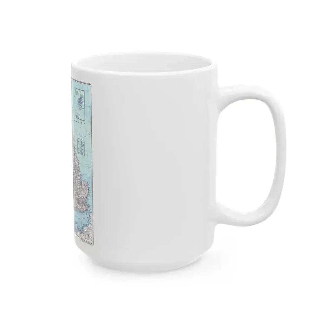 British Isles (1979) (Map) White Coffee Mug - Go Mug Yourself