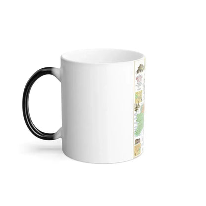 British Isles - A Traveller's Map 1 (1974) (Map) Color Changing Mug 11oz - Go Mug Yourself