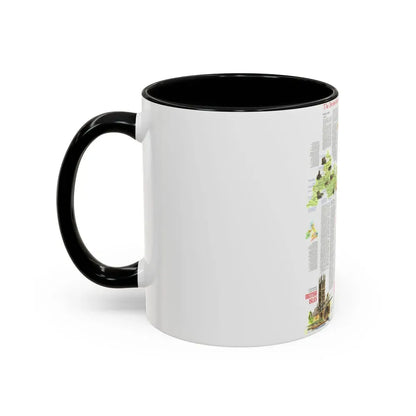 British Isles - A Traveller's Map 2 (1974) (Map) Accent Coffee Mug - Go Mug Yourself