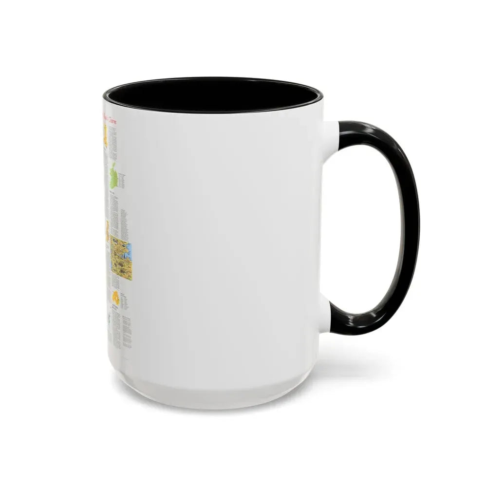 British Isles - A Traveller's Map 2 (1974) (Map) Accent Coffee Mug - Go Mug Yourself