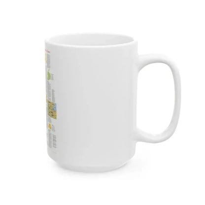 British Isles - A Traveller's Map 2 (1974) (Map) White Coffee Mug - Go Mug Yourself
