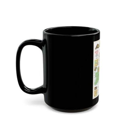 British Isles - A Traveller's Map 1 (1974) (Map) Black Coffee Mug-Go Mug Yourself