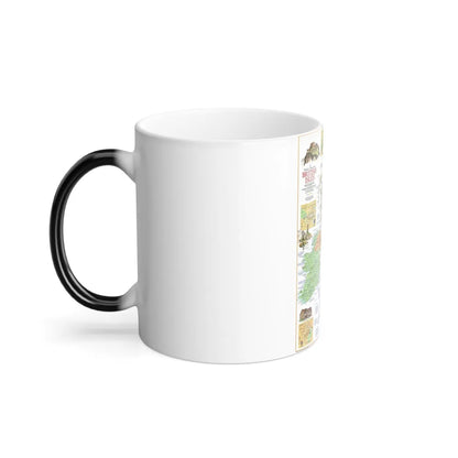 British Isles - A Traveller's Map 1 (1974) (Map) Color Changing Mug 11oz-Go Mug Yourself