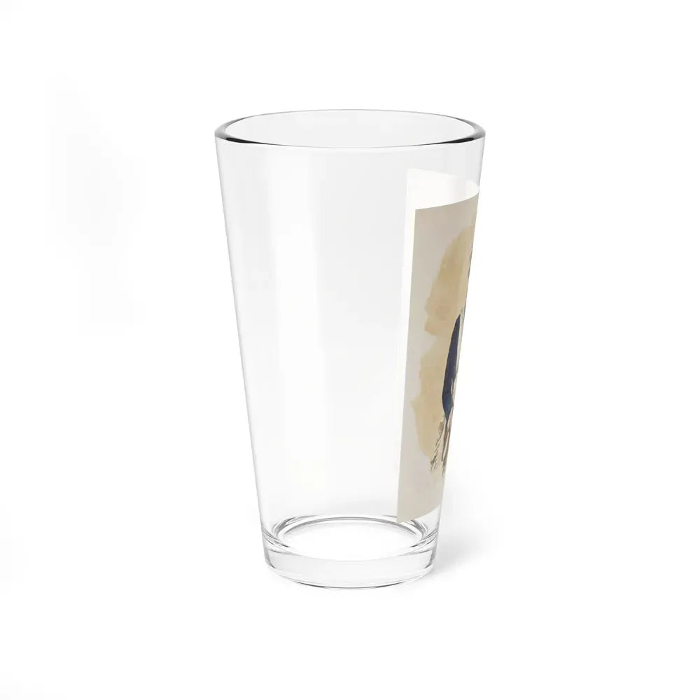 British Maid Illustration (c. 1980s) (Magazine Illustration) Pint Glass 16oz - Go Mug Yourself