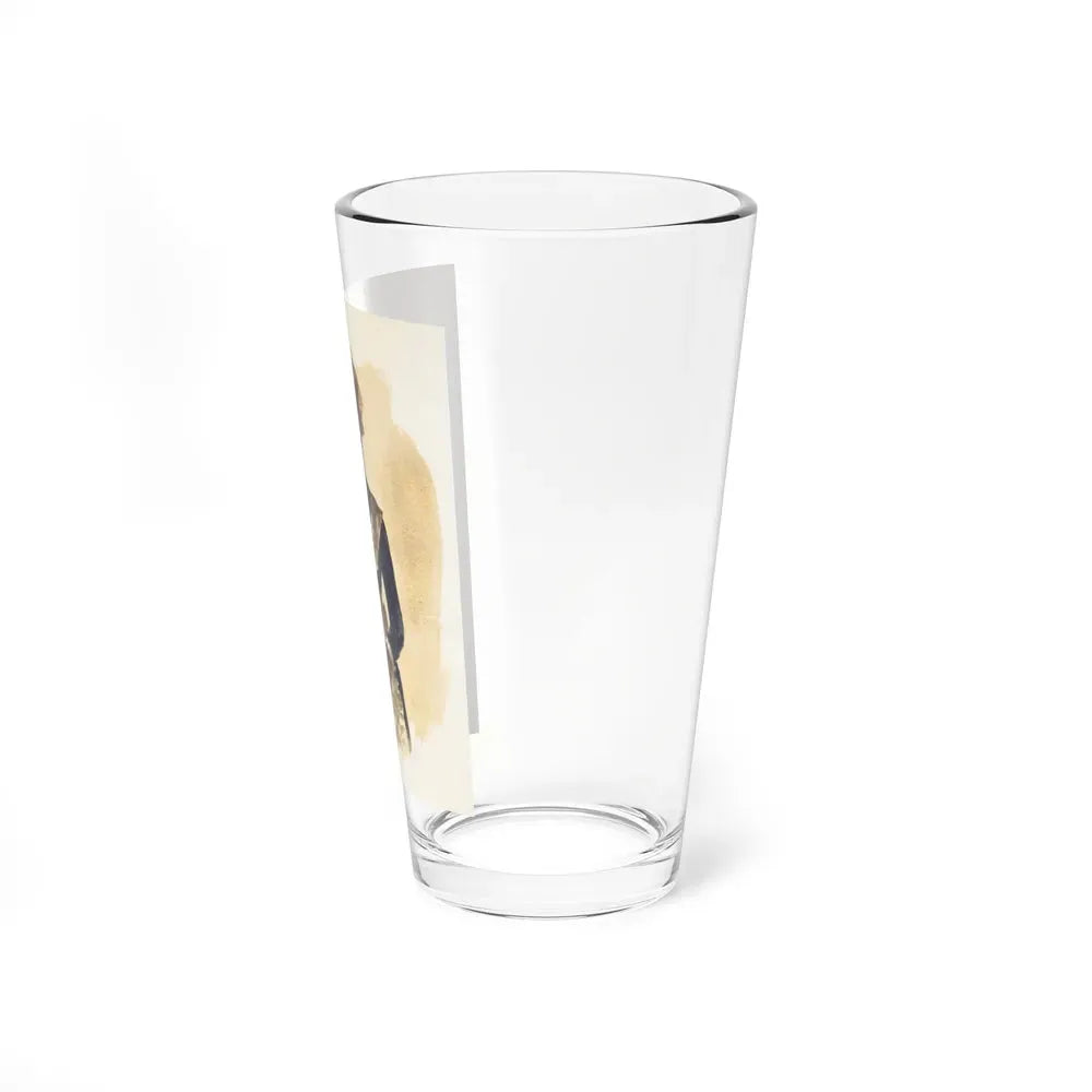 British Maid Illustration (c. 1980s) (Magazine Illustration) Pint Glass 16oz - Go Mug Yourself