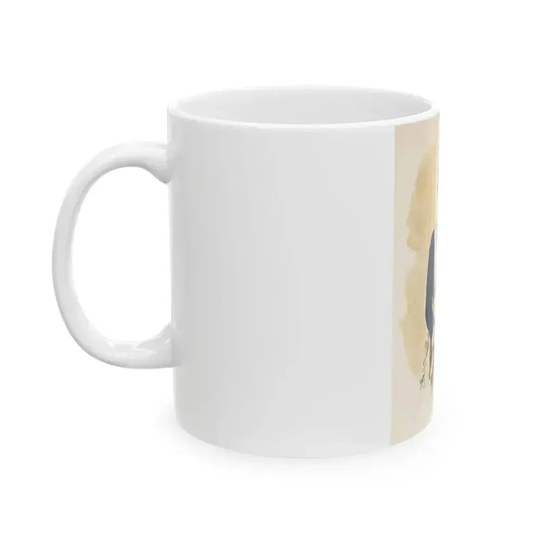 British Maid Illustration (c. 1980s) - White Coffee Mug - Go Mug Yourself