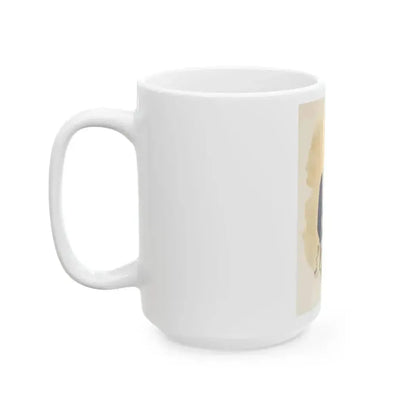 British Maid Illustration (c. 1980s) - White Coffee Mug - Go Mug Yourself