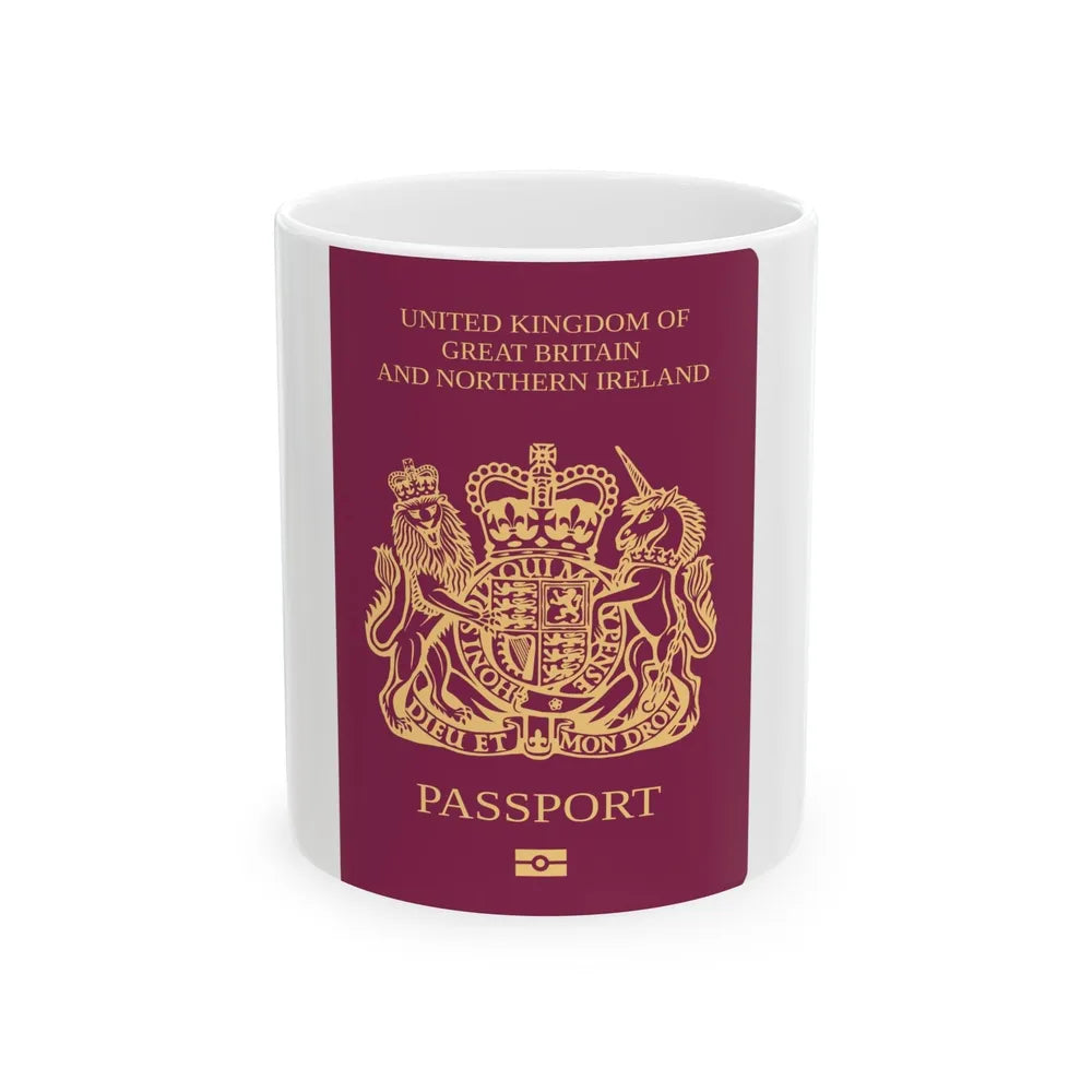 British National (Overseas) Passport - White Coffee Mug-11oz-Go Mug Yourself