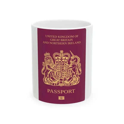 British National (Overseas) Passport - White Coffee Mug 11oz - Go Mug Yourself