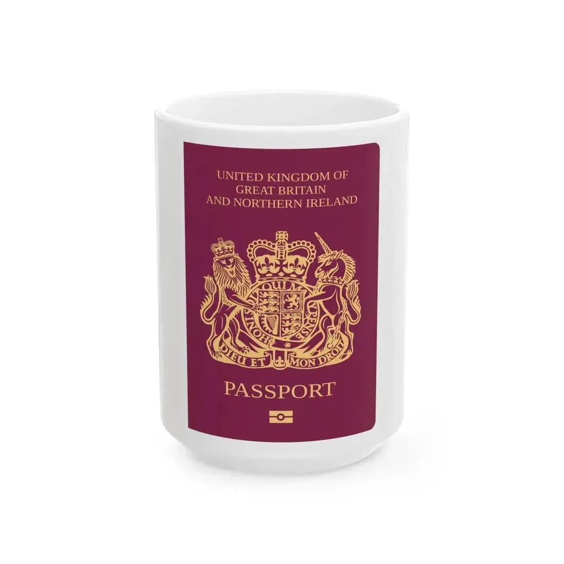 British National (Overseas) Passport - White Coffee Mug 15oz - Go Mug Yourself