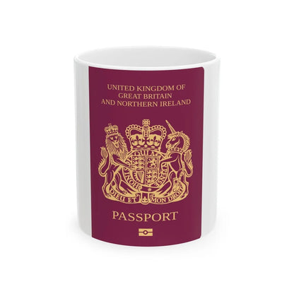 British National Passport - White Coffee Mug-11oz-Go Mug Yourself