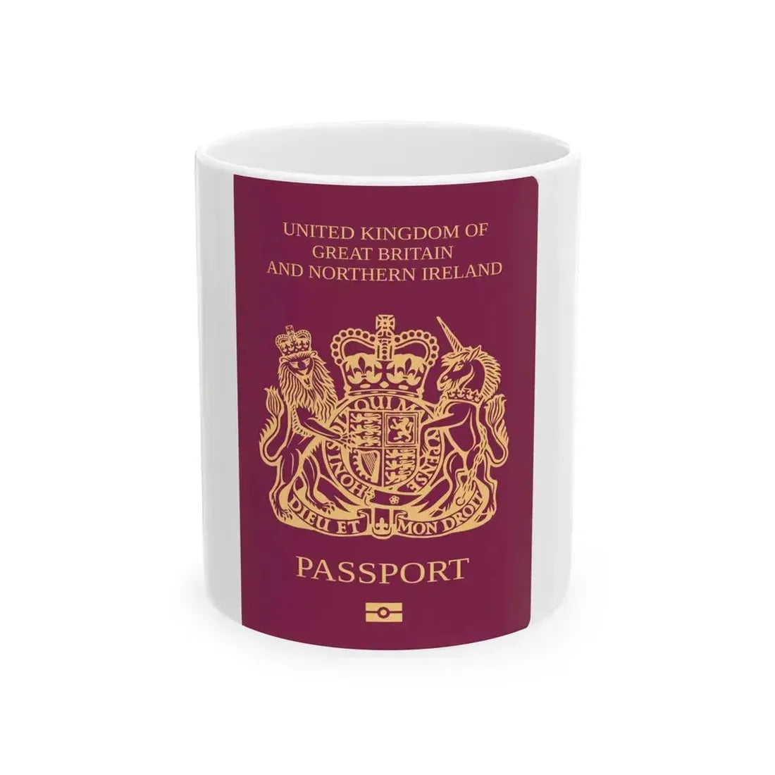 British National Passport - White Coffee Mug 11oz - Go Mug Yourself