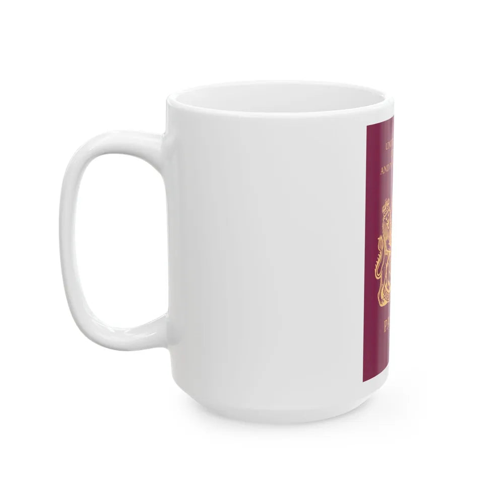 British National Passport - White Coffee Mug-Go Mug Yourself