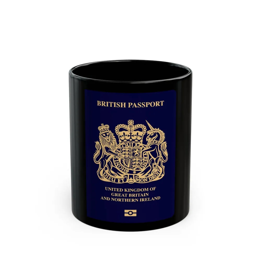 British Passport 2020 - Black Coffee Mug-11oz-Go Mug Yourself