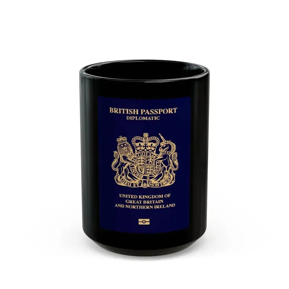 British Passport 2020 (Diplomatic) - Black Coffee Mug 15oz - Go Mug Yourself