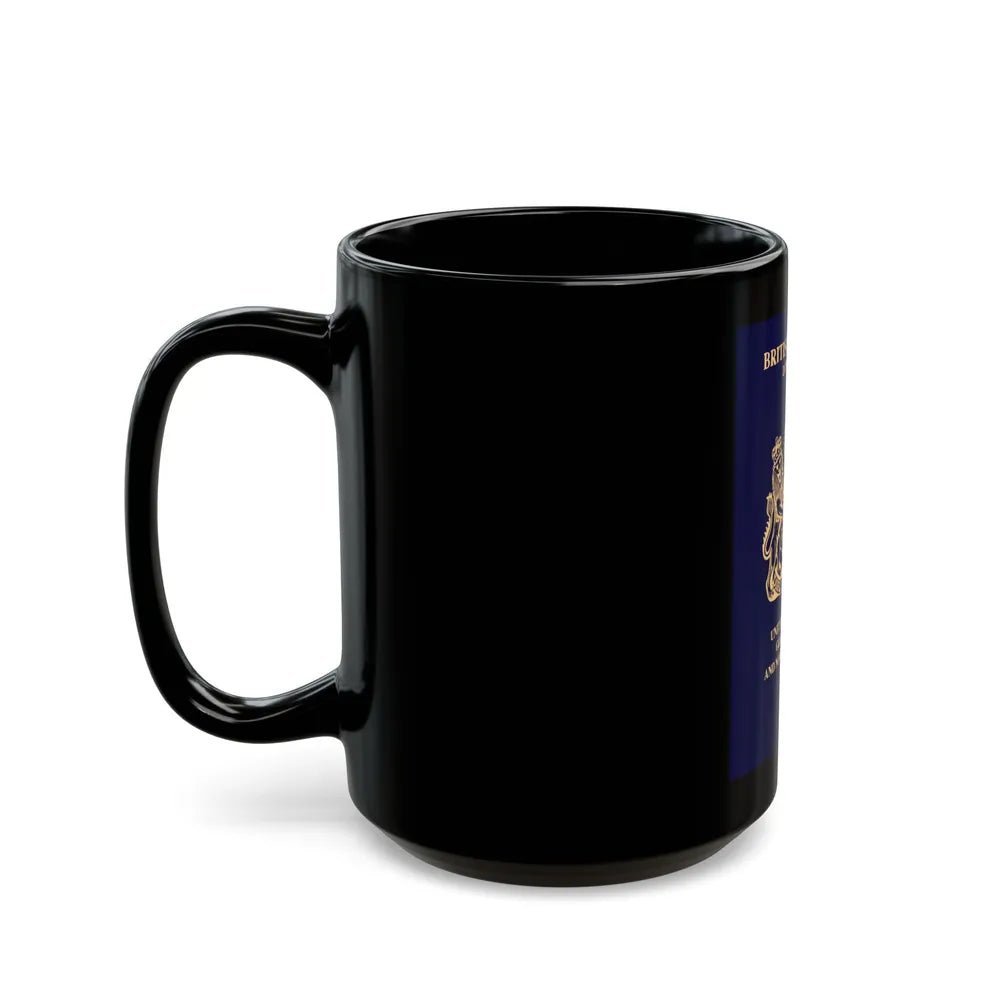 British Passport 2020 (Diplomatic) - Black Coffee Mug-Go Mug Yourself