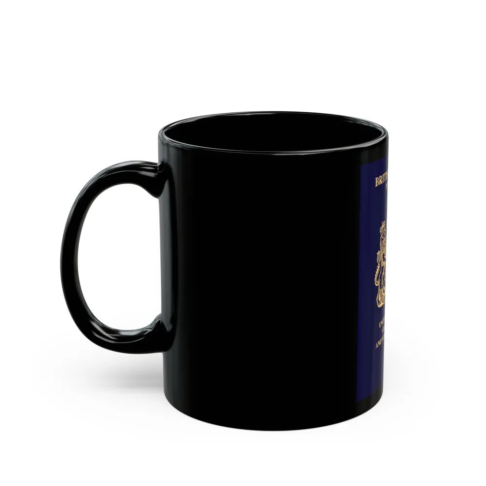 British Passport 2020 (Diplomatic) - Black Coffee Mug-Go Mug Yourself