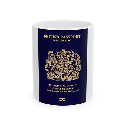 British Passport 2020 (Diplomatic) - White Coffee Mug-11oz-Go Mug Yourself