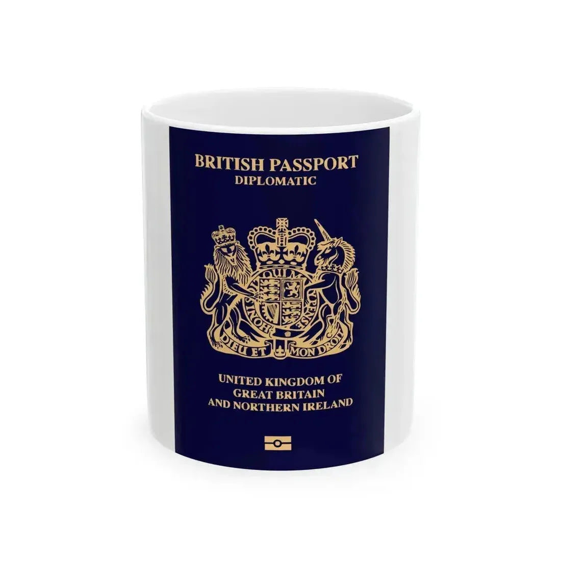 British Passport 2020 (Diplomatic) - White Coffee Mug 11oz - Go Mug Yourself