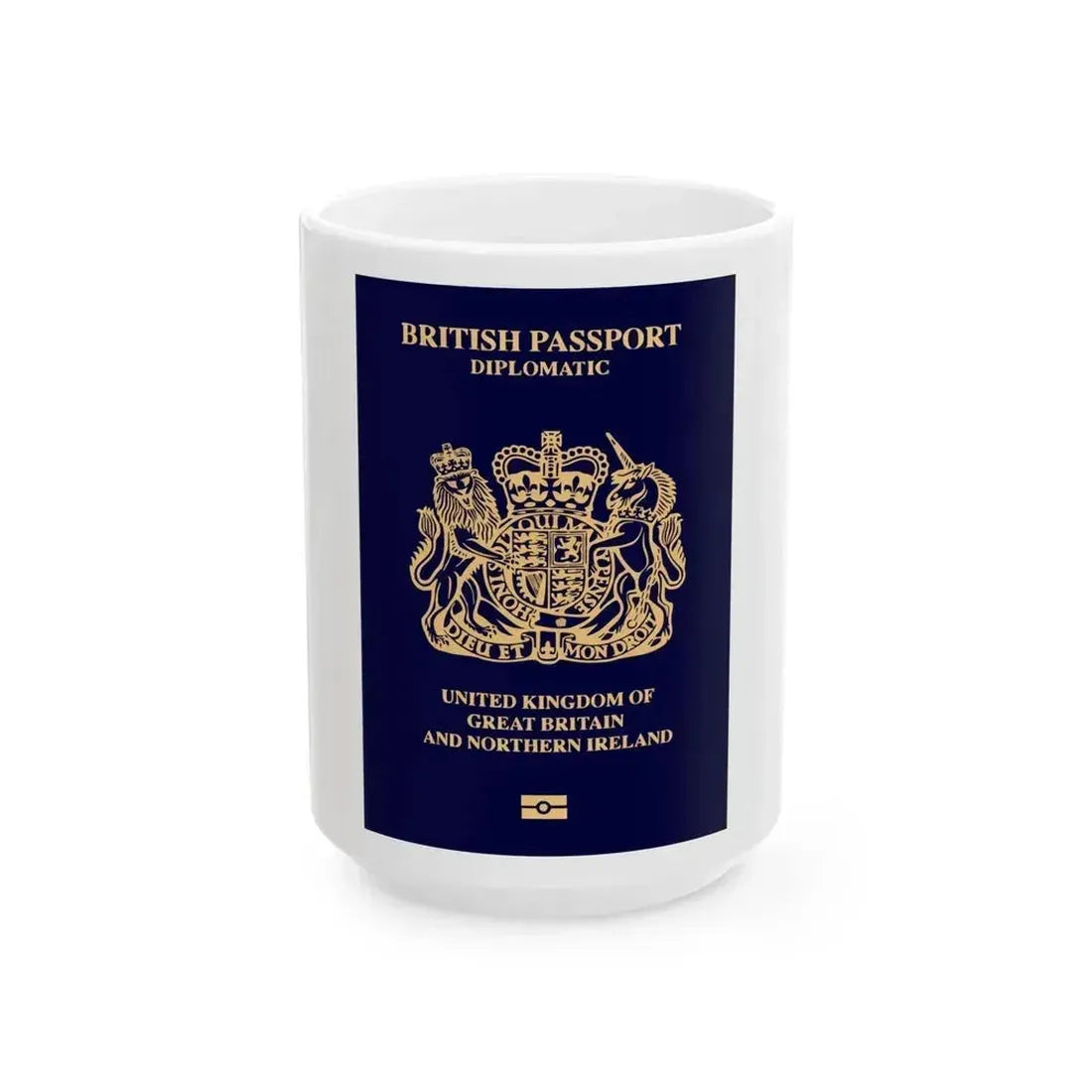 British Passport 2020 (Diplomatic) - White Coffee Mug 15oz - Go Mug Yourself