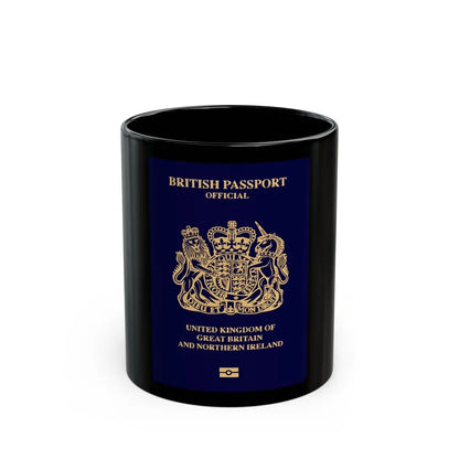 British Passport 2020 (Official) - Black Coffee Mug-11oz-Go Mug Yourself