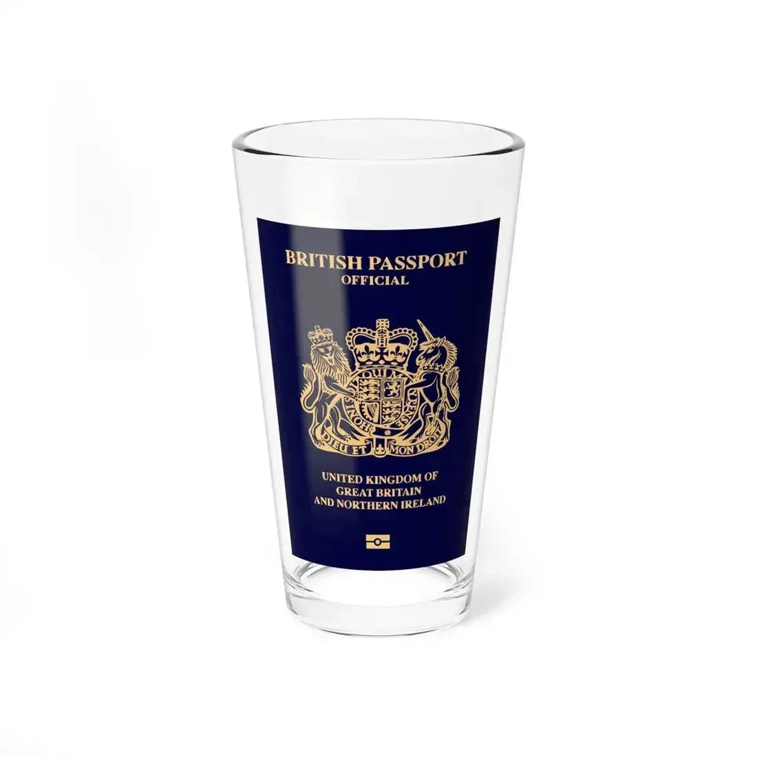 British Passport 2020 (Official) - Pint Glass 16oz 16oz - Go Mug Yourself